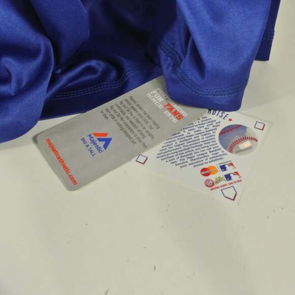 TORONTO BLUE JAYS Long Sleeved Polo Shirt Majestic Size 3XLT Big & Tall NWT - Picture 4 of 7